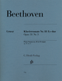 BEETHOVEN PIANO SONATA #18 IN E FLAT MAJOR OP31, 3