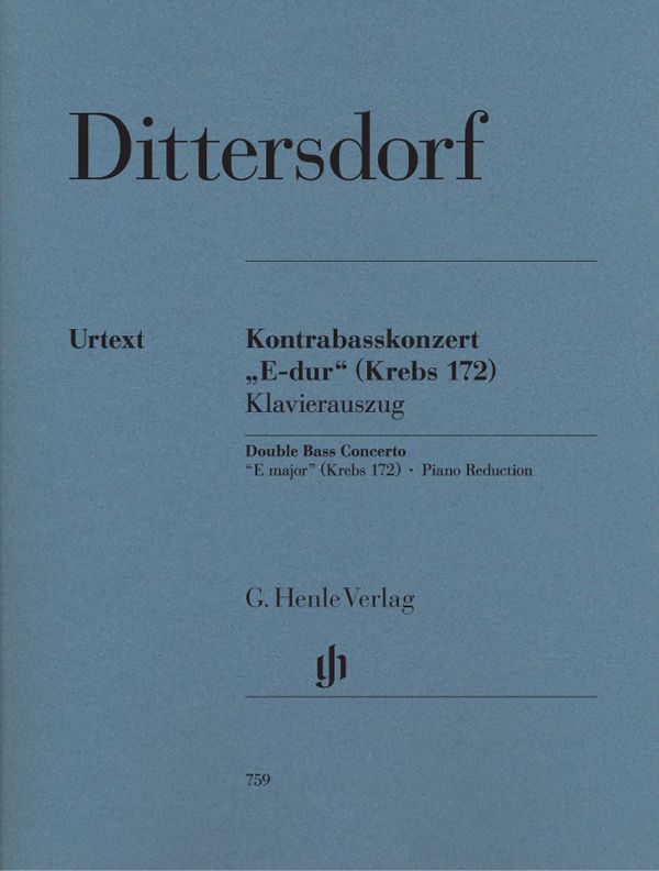 DITTERSDORF CONCERTO IN Eb MAJOR BASS/PF