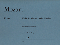MOZART WORKS FOR PIANO FOUR HANDS