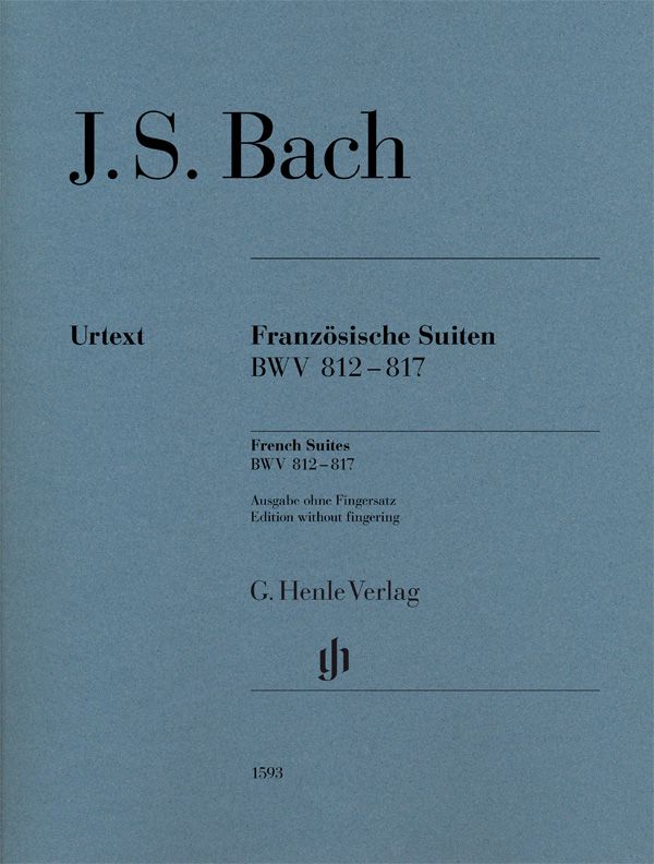 BACH FRENCH SUITES BWV 812-817 W/FINGERING