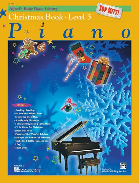 ALFRED'S BASIC PIANO LIBRARY TOP HITS CHRISTMAS 3