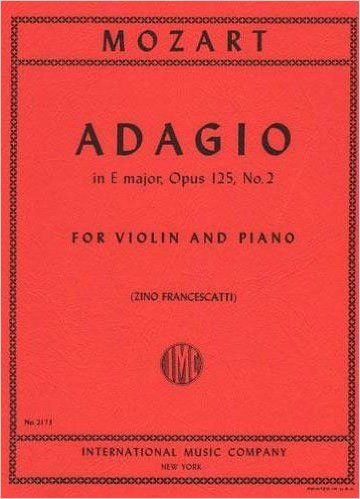 MOZART ADAGIO K261 VLA/PIA