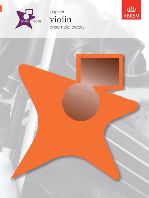 MUSIC MEDALS VIOLIN ENSEMEBLE PIECES COPPER