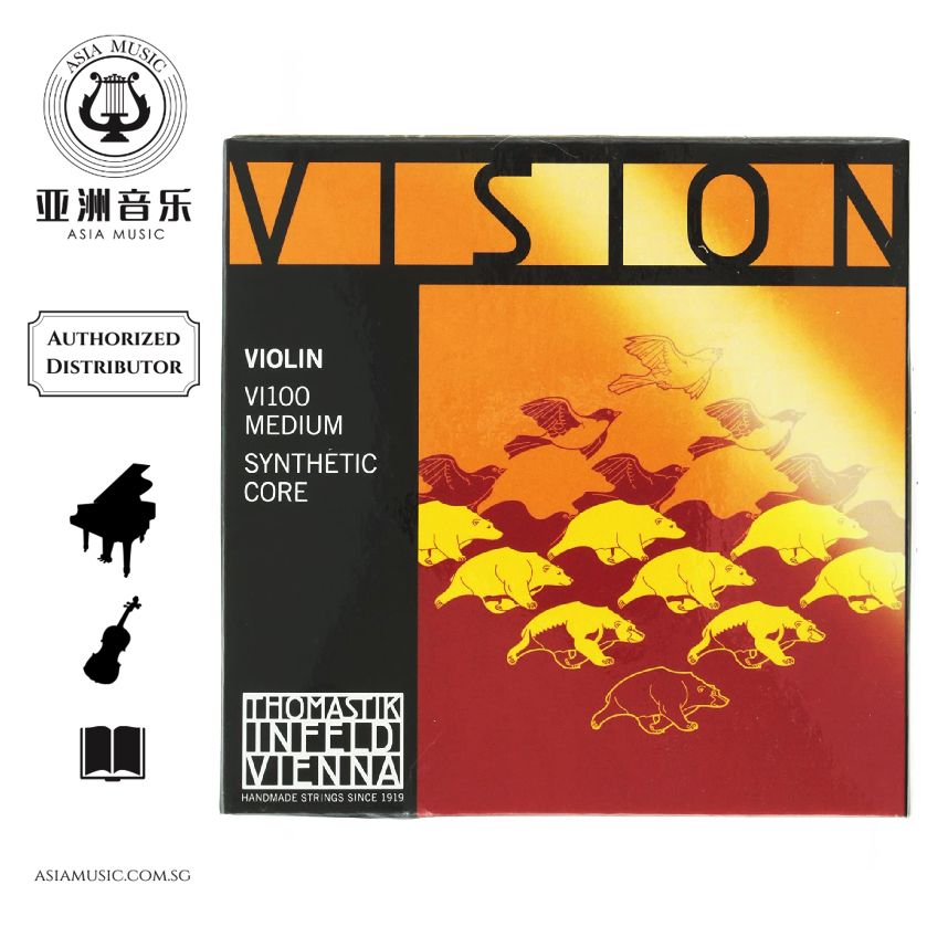 VISION VIOLIN STRING SET 1/2