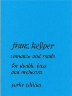 KEYPER ROMANCE & RONDO D.BASS/PIA REDUCT SHEET MUS