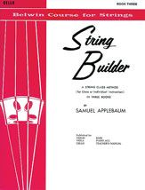 STRING BUILDER BOOK 3 FOR CELLO