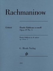 RACHMANINOW ETUDE TABLEAU E FLAT MINOR OP39 NO5