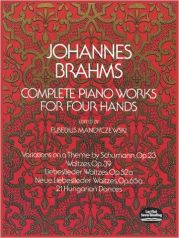 BRAHMS PIANO WORKS FOR FOUR HANDS (COMPLETE)