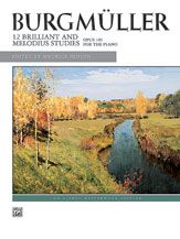 BURGMULLER 12 BRILLIANT STUDIES OP105
