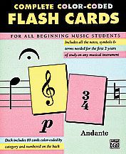 COMPLETE COLOR-CODED FLASH CARDS