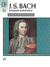 BACH TWO PART INVENTIONS W/CD