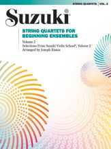 SUZUKI STRING QUARTETS FOR BEGINNING ENSEMBLES V2