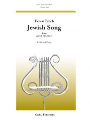 BLOCH JEWISH SONG #3 CELLO/PIA