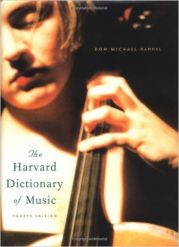 THE HARVARD DICTIONARY OF MUSIC (4TH EDITION)