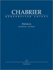 CHABRIER HABANERA FOR PIANO