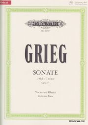 GRIEG VIOLIN SONATA #3 C MIN OP45