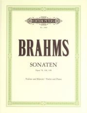 BRAHMS SONATAS COMPLETE OP78,100,108 V/P