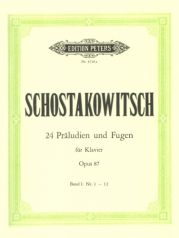 SHOSTAKOVICH BK1 OP87 24 PRELUDE&FUGES PF