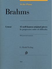 AT THE PIANO - BRAHMS