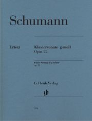 SCHUMANN PIANO SONATA G MINOR OP22
