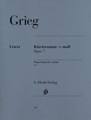 GRIEG PIANO SONATA E MINOR OP7