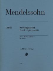 MENDELSSOHN QUARTET OP80 F MIN