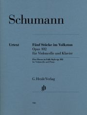 SCHUMANN FIVE PIECES IN FOLK STYLE OP102 CEL/PNO