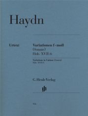 HAYDN VARIATIONS IN F MINOR SONATA HOB XVII:6