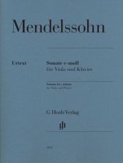 MENDELSSOHN VIOLA SONATA IN C MINOR
