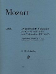 MOZART "WUNDERKIND" SONATAS VOL 2 PIA & VLN K10-15