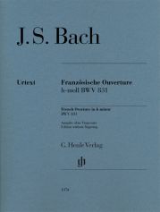 BACH FRENCH OVERTURE B MINOR BWV 831 W/O FINGERING