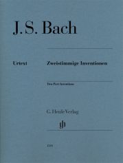 BACH TWO PART INVENTIONS W/O FINGERING