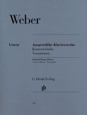 WEBER SELECTED PIANO PIECES (CONCERT PIECES