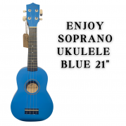 ENJOY SOPRANO UKULELE BLUE 21"