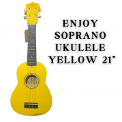 ENJOY SOPRANO UKULELE YELLOW 21"