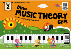 DINO MUSIC THEORY GYM FOR THE VERY YOUNG MUS BK2