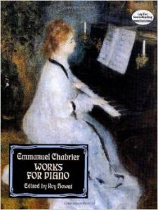 CHABRIER WORKS FOR PIANO