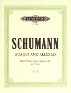 SCHUMANN ADAGIO & ALLEGRO OP70 CEL/VLN/VLA/PF
