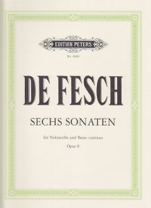 DEFESCH 6 SONATAS OP8 CEL