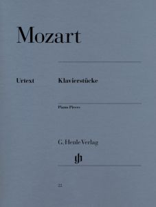 MOZART PIANO PIECES W/FINGERING