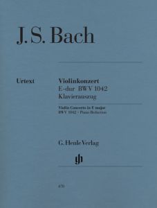 BACH VIOLIN CONCERTO E MAJOR BWV 1042