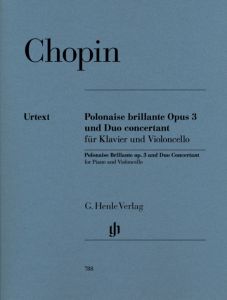 CHOPIN POLONAISE OP3 & DUO CONC CEL/PF