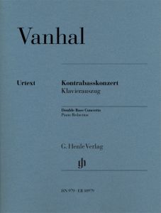 VANHAL DOUBLE BASS CONCERTO PIANO REDUCTION