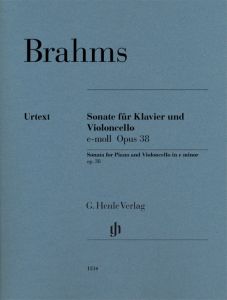 BRAHMS CELLO SONATA IN E MINOR OP38