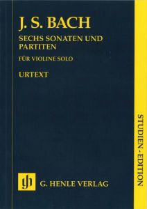 BACH SONATAS & PARTITAS BMV1001-1006 STUDY SCORE