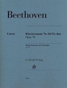 BEETHOVEN PIANO SONATA NO. 24 F SHARP MAJOR OP. 78